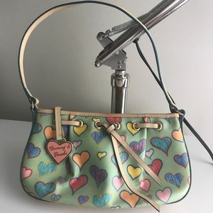 Dooney & Bourke Early 2000s Green Shoulder Bag